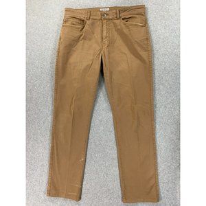 Peter Millar Cotton‎ Blend 5 Pocket Pants (Men's 35x33) Brown